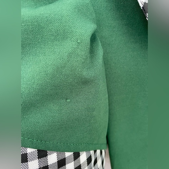 Women's 50s 60s Vintage Style Cocktail Swing Retro Green Dress Size Large - Picture 7 of 7